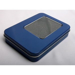 Подарочная коробочка для флешки MG17G04.BL на 120x100x25 мм, 60 гр., синяя