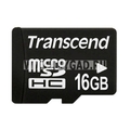 Стильный флеш девайс MicroSDHC Transcend на 16 ГБ (без адаптера)