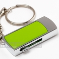USB объемом на 16Гб металлический корпус зеленого цвета