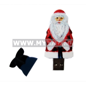 Usb-флешка в виде Деда Мороза на 8 Гб под нанесение логотипа Santa