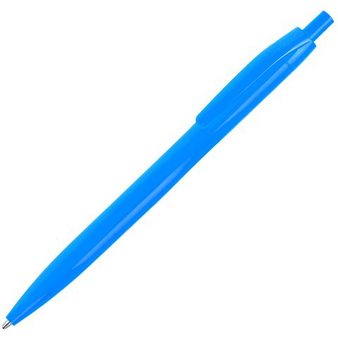 Голубая ручка, пластик «ДАРОМ-КОЛОР»