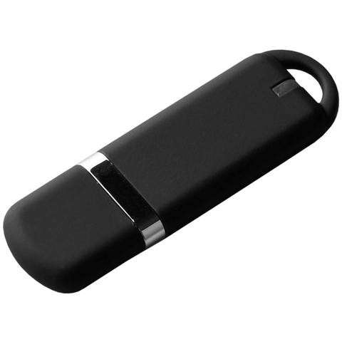 Флешка 32 ГБ черная, пластик и soft-touch «МИРАКС-СОФТ»